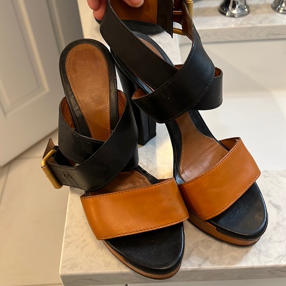 Fendi platform sandals 39 - Picture 1 of 4